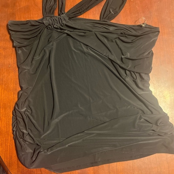 Lane Bryant Halter Tank Top 22/24 Black - Picture 7 of 10